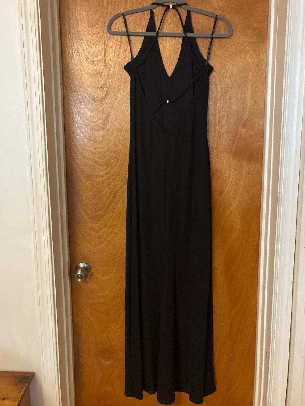 Jessica McClintock Gunne Sax Maxi Open back whimsical  Goth Dress - Picture 3 of 5